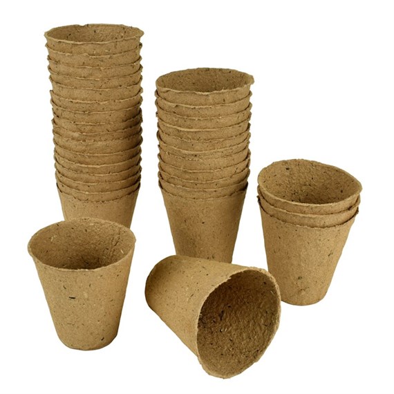 Gro-Sure Fibre Root Pots Round 6cm 96 Pack (70200307)